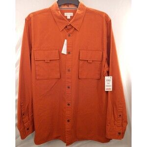 $60 Sun + Stone Men's Sienna Long Sleeve Button-Up Textured Shirt Size XXL NWT